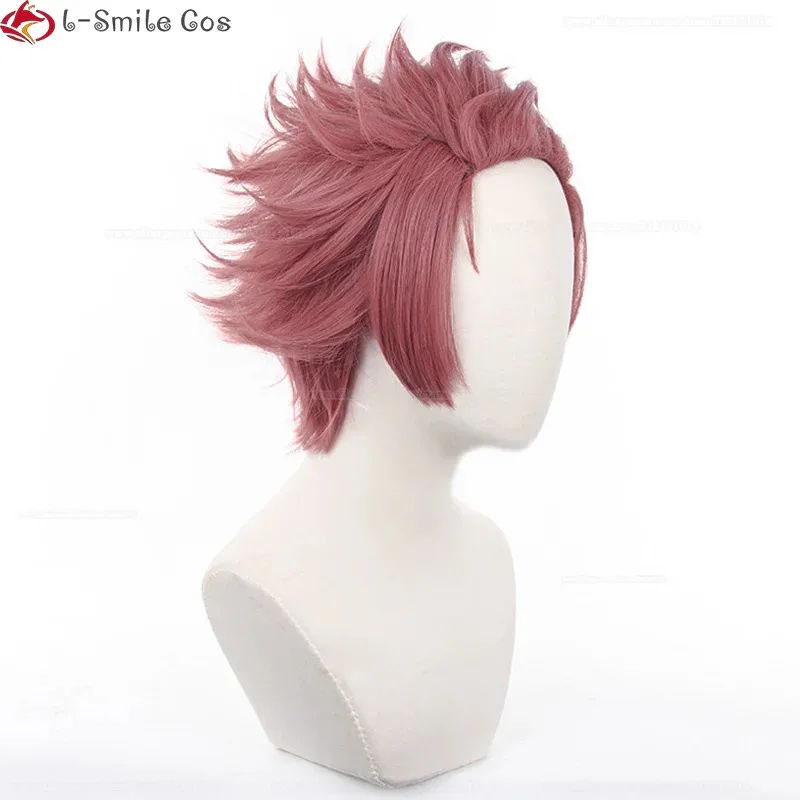 アニメ愛乙女コスプレウィッグショートカーリー耐熱髪サッカー選手リン愛乙女兄弟パーティーウィッグ + ウィッグキャップ