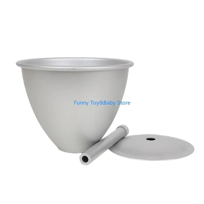 Molde bolo boneca liga alumínio, ferramenta cozimento formato saia para fácil liberação e até distribuição