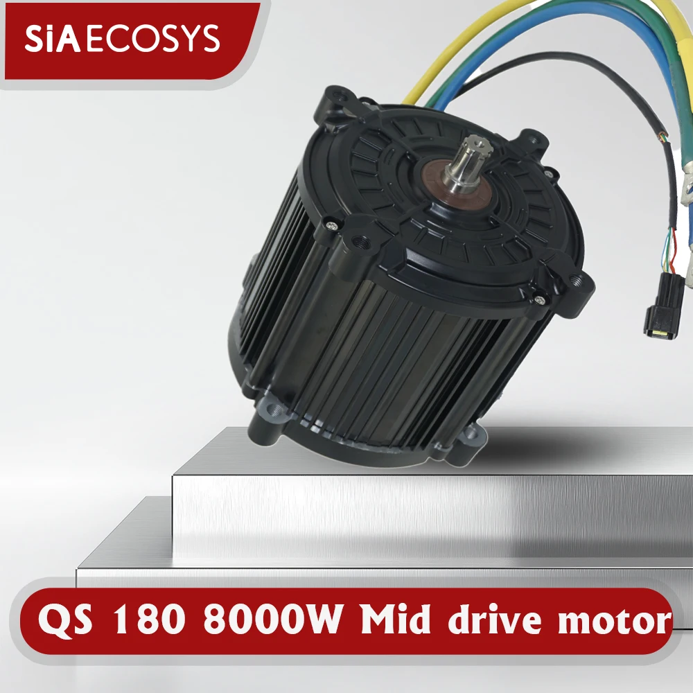 QS MOTOR QS180 8000W 90H 72V-96V Super Power Motor de acionamento médio de alta velocidade para motocicleta elétrica