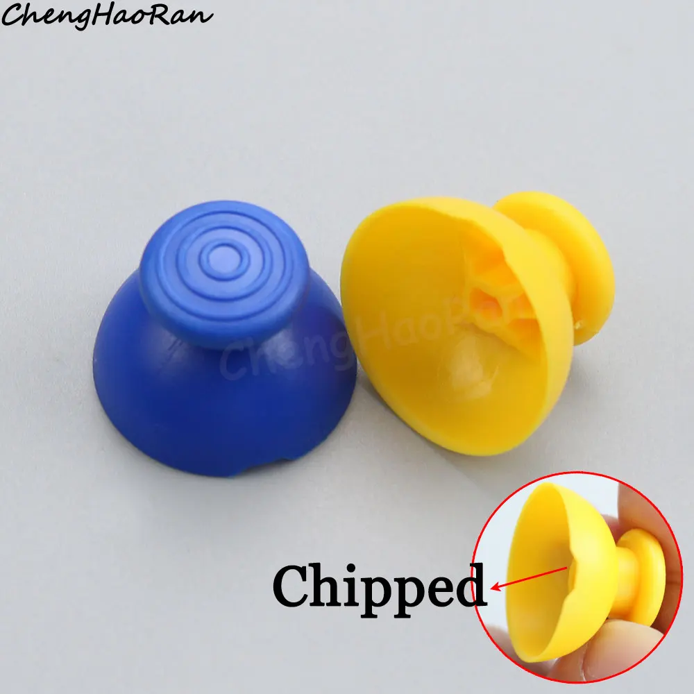 1 пара для GameCube 3D аналоговый джойстик, ручки для большого пальца, колпачки, кнопки для контроллера NGC, геймпада, ремонт, запасные части