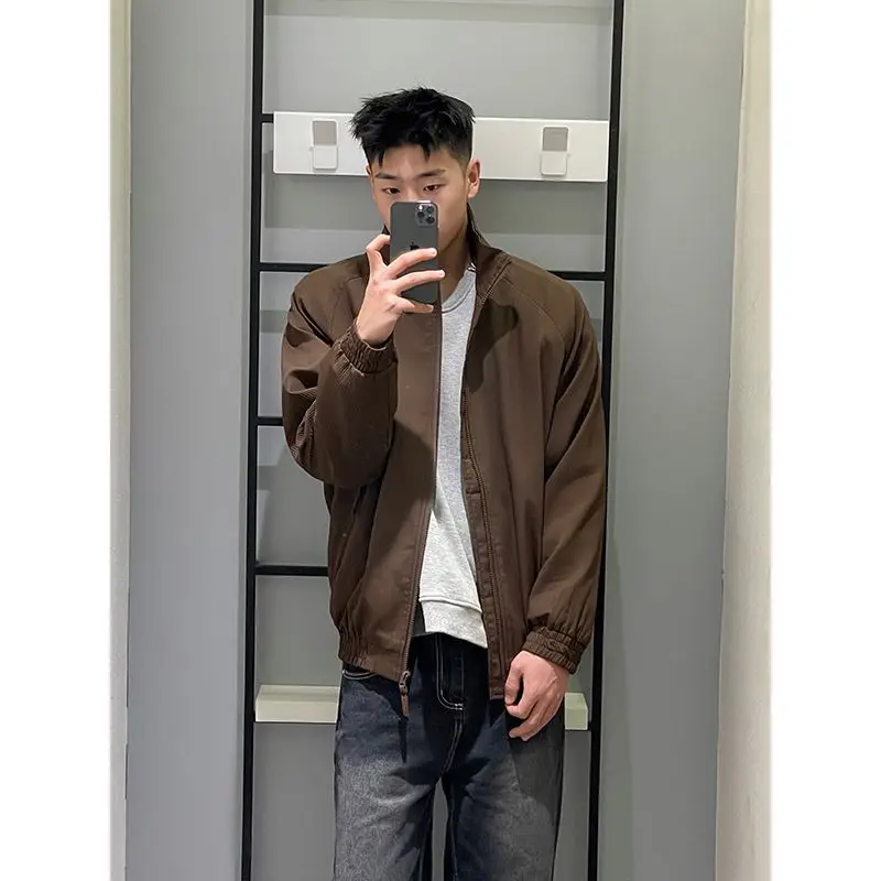 

Mens Jacket Coat Emo Silver Metallic Reflective Phosphorescent Night Fashion Style Original Streetwear Downtown Boy Youth Men'S