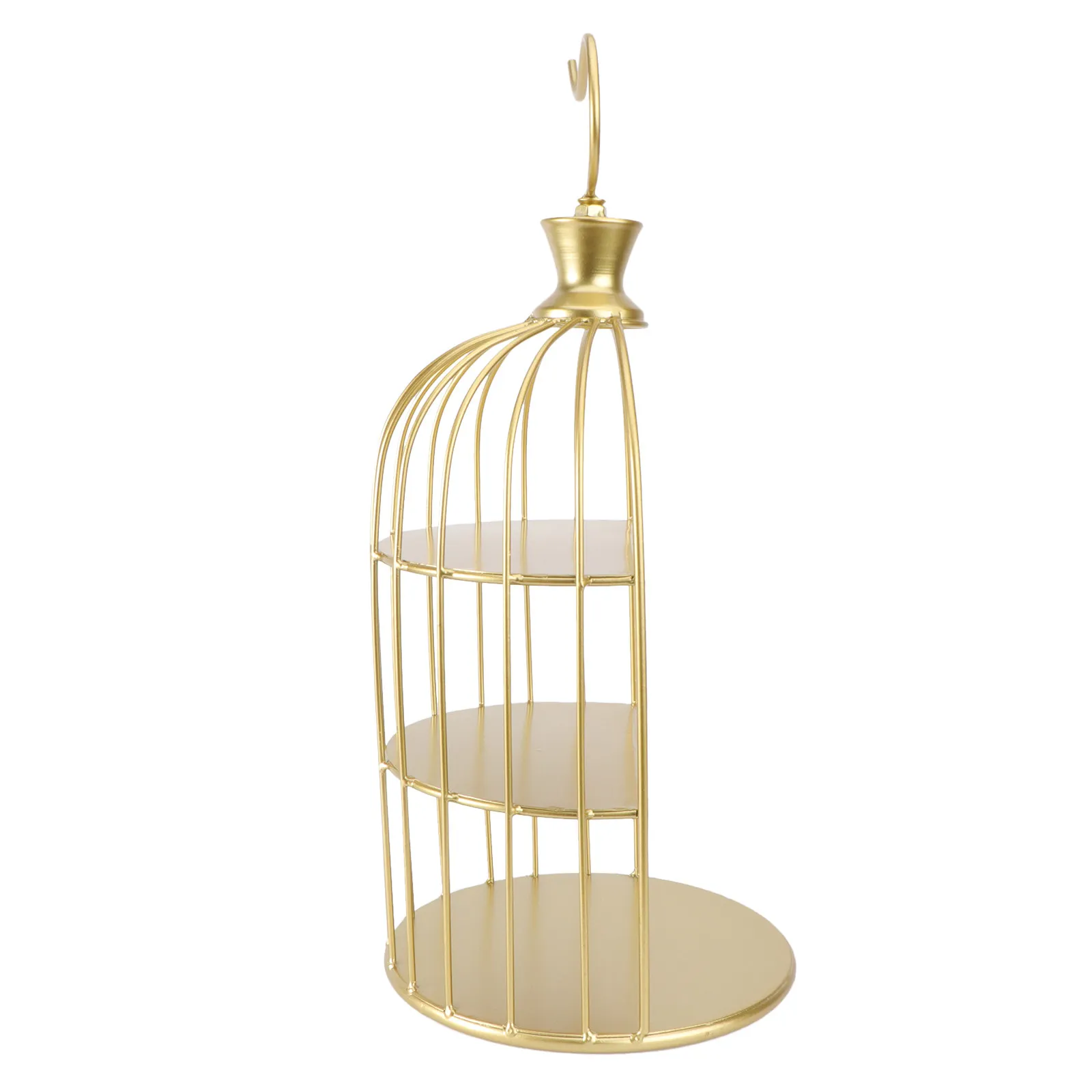 

Bird Cage Cake Stand Multi-Layer Iron Cake Display Stand 25Cm Luxury Dessert Holder for Weddings Parties Home Decor