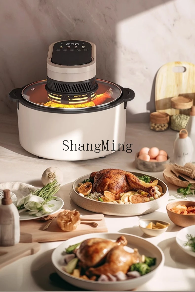 ZYY visual no need to turn over smart electric oven household large capacity multi-function machine 8L