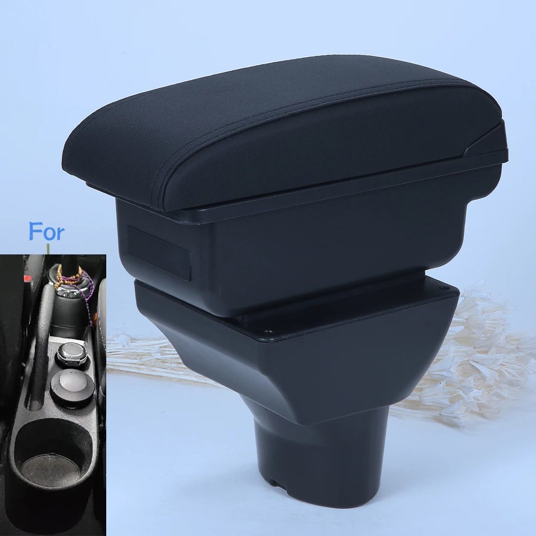 

For Hyundai I20 Armrest Box Car Storage Box Car Accessories Interior Parts details Retrofit parts Center Simple installation