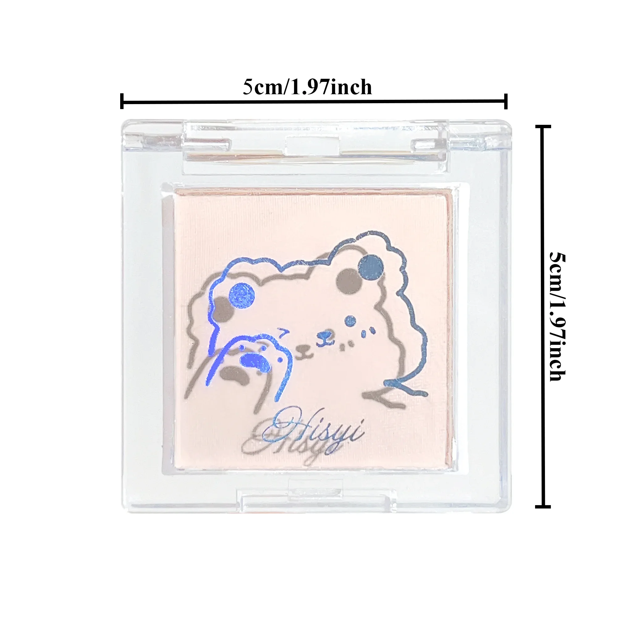 Hisyi Matte Monochrome Oogschaduwpalet Natuurlijk Licht Markeerstift Poeder Voor Delicate Oogcontouren Verheldert