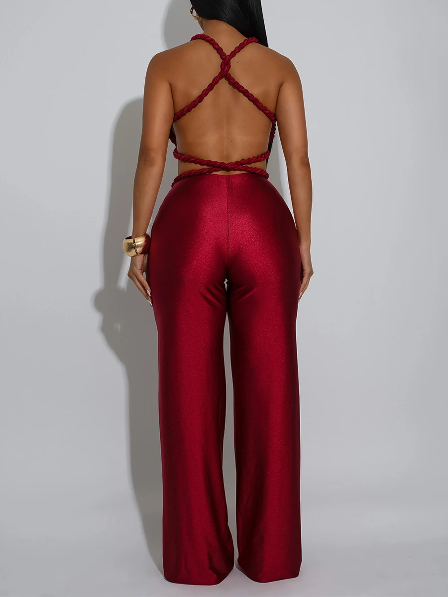 ZIML Sexy Spliced Appliques Slimming Jumpsuits For Women Square Collar Sleeveless High Waist Hollow Out Dress Female Fashion New