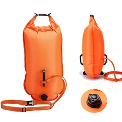 Swimming Buoy Safety Float Air Dry Bag Inflatable Floating Bag Lifesaving Buoy for Water Sport Buoy for Swimming 20L/28L