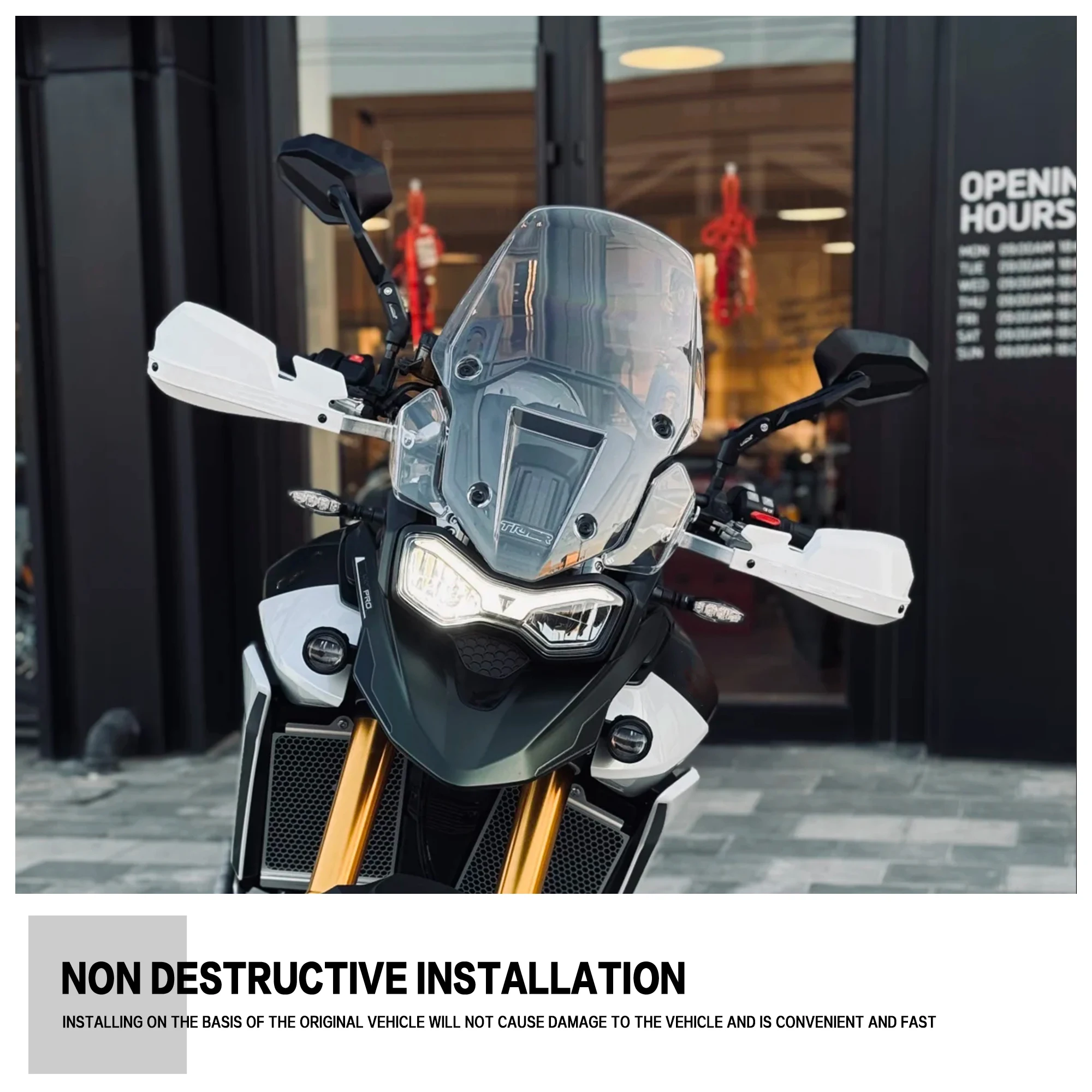 

For TIGER900 TIGER 800 900 1200 Rally Pro GT Pro Motorcycle Tiger800 Handguard Handlebar Hand Windshield Handle Guard Protector