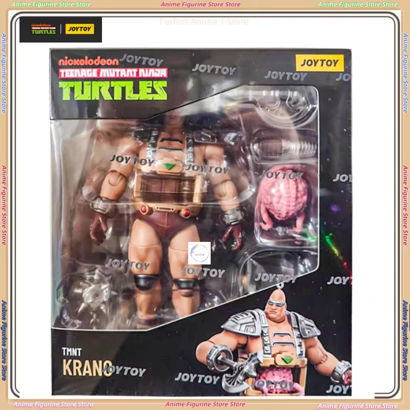 Spot JOYTOY Dark Source Tortugas Ninja auténticas - Krang 1/18 modelo de soldado móvil juguetes marioneta de mano