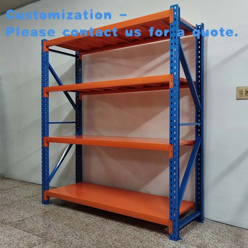 

custom.Factory Custom Size Color Adjustable Heavy Duty Steel Shelving Warehouse Storage Rack Systems Shelves