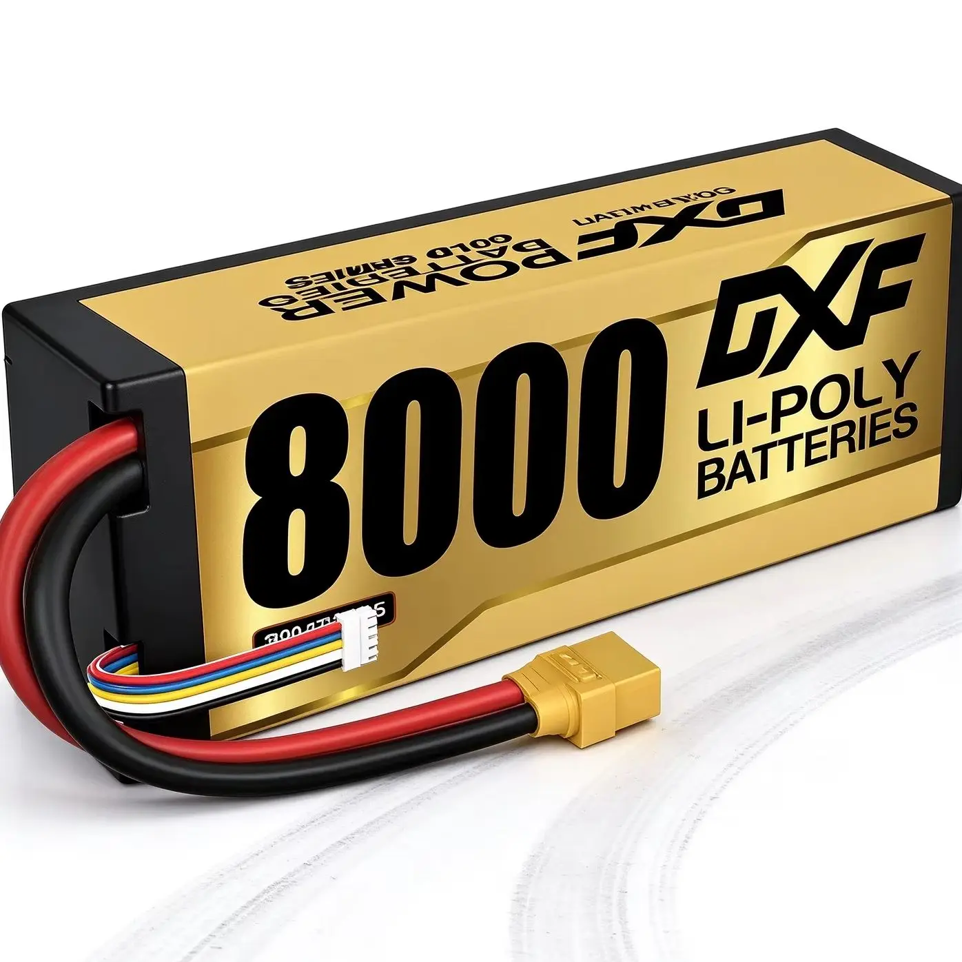 4S Lipo 15.2V 8000mAh Battery 130C Lipo Battery with EC5 Plug Hardcase Battery for RC Car Boat Truck Airplane UAV RACING