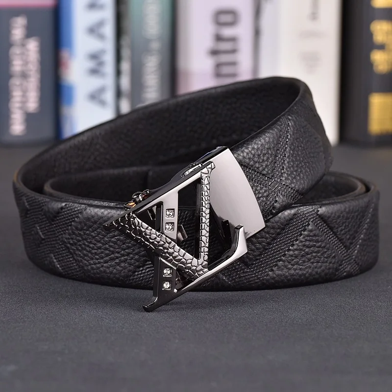 عالية الجودة 3.8 سنتيمتر العلامة التجارية الفاخرة النساء أحزمة الشهيرة أحزمة جلدية حقيقية للرجال المصممين مشبك حزام الذكور حزام الجينز