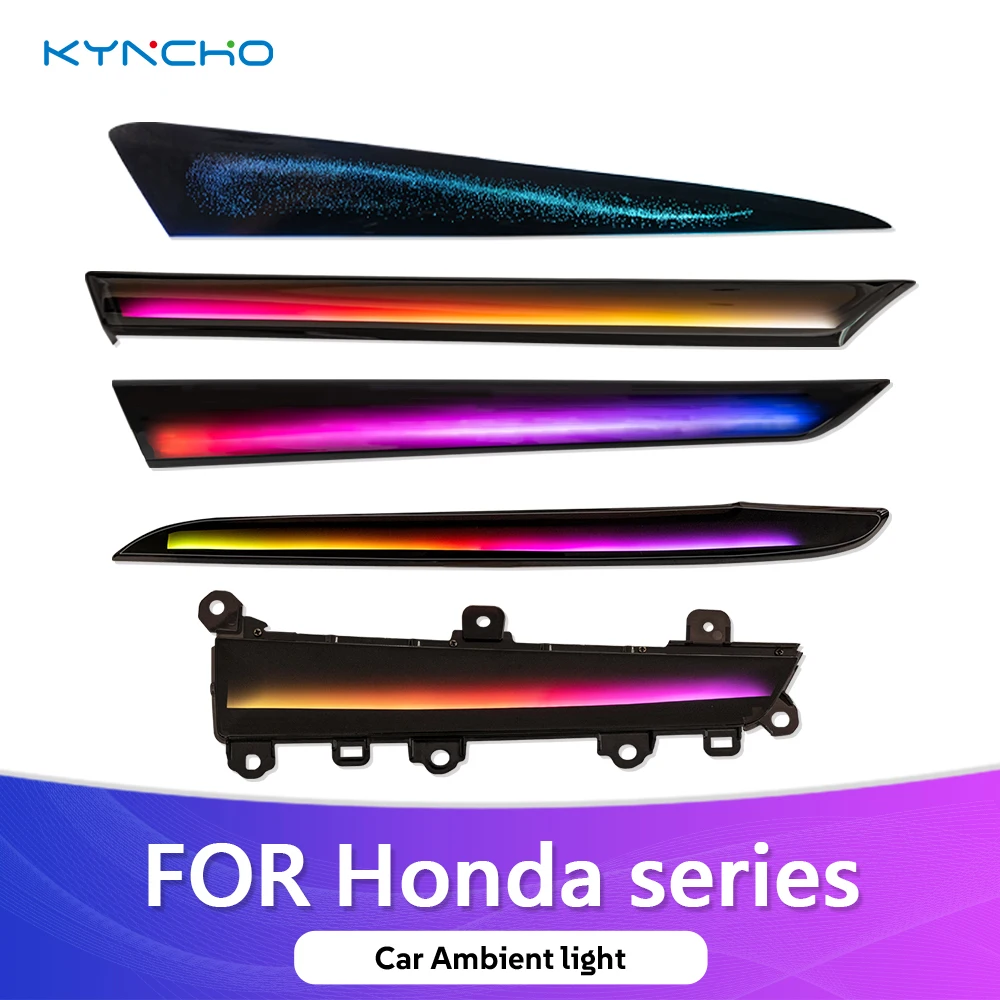 KYNCHO for honda Series Car Ambient Light Interior Kit Auto Interior Lighting 12V Symphony LED Decorative Lamp App Control