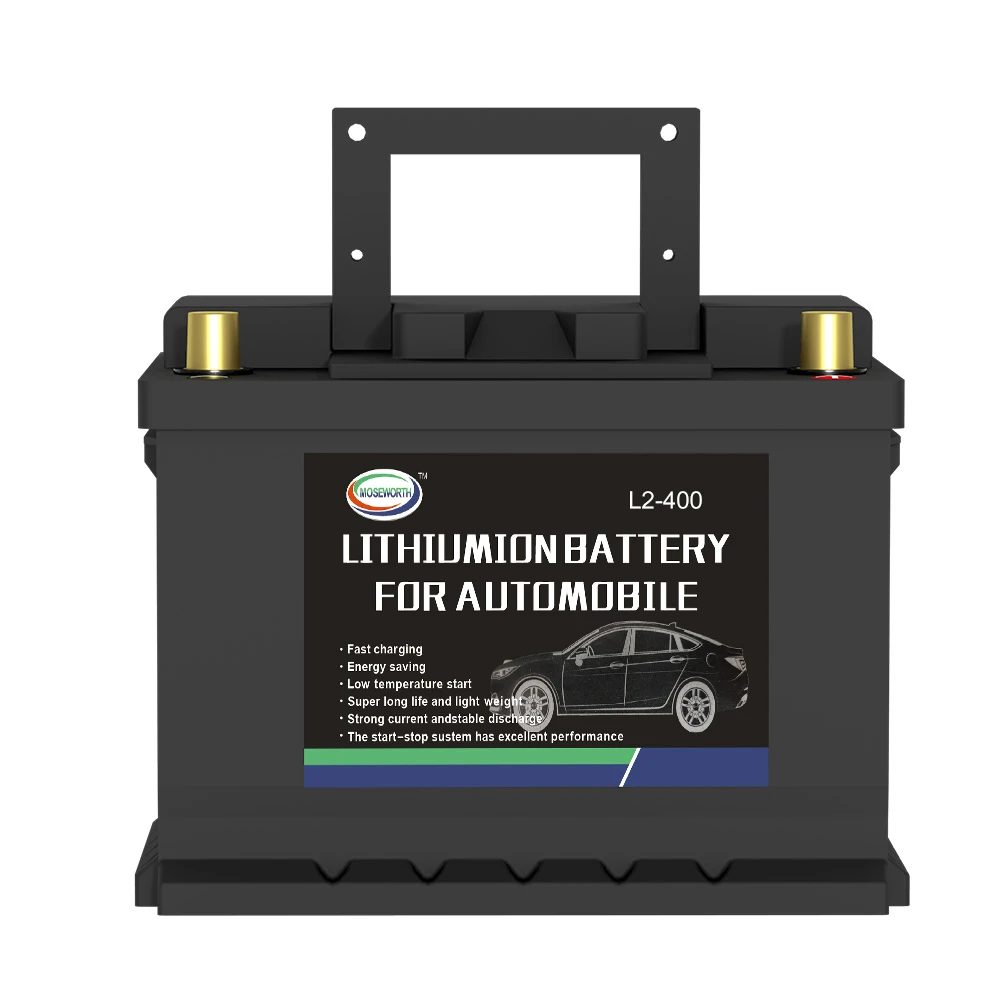 40AH Car Battery 12V LiFePo4 Automobile Battery L2-400 1200CCA Lithium Phosphate ion Battery Portable Rechargeable Power Bank