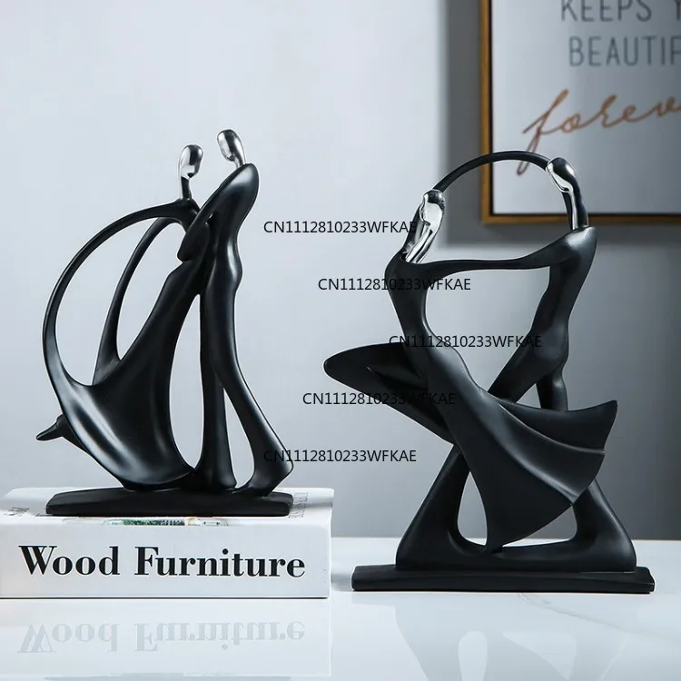 Nordic abstract figure ornament creative sense sculpture modern living room decoration