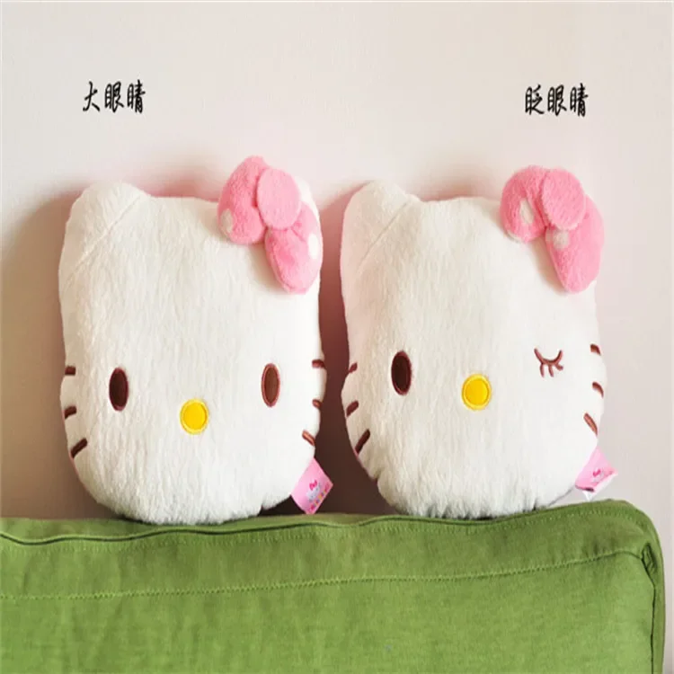 Sanrio Hello Kitty Cute Cartoon Car Plush Car Headrest Car Pillow Four Seasons Neck Pillow