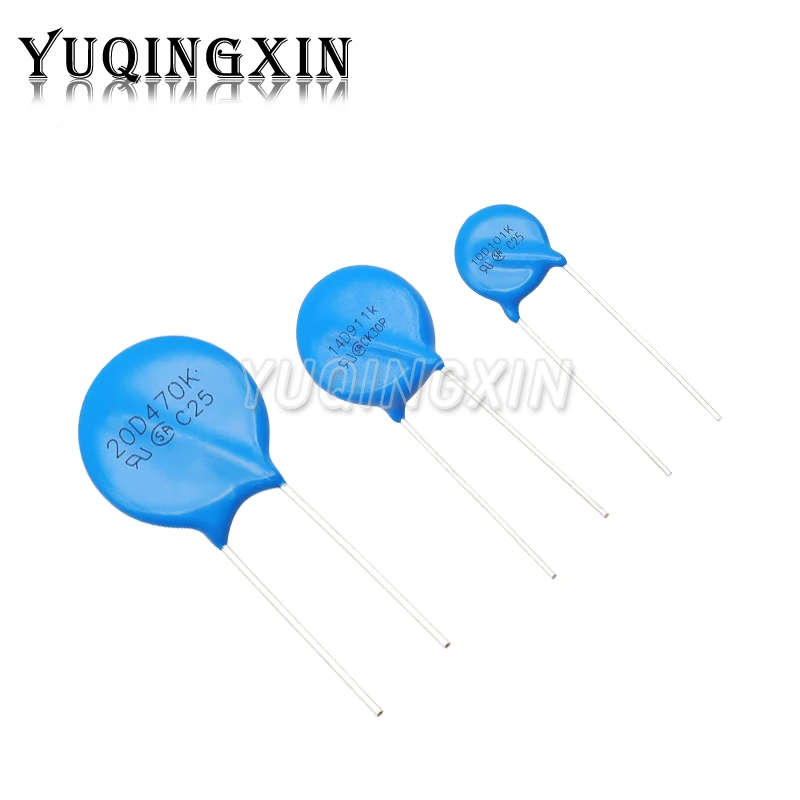 10PCS Varistor 05D 07D 10D 14D 20D 07D220K 07D391K 7D431K 7D471K 10D471K 10D101K 10D330K 10D471K 14D471K 14D220K 20D431K 20D471K