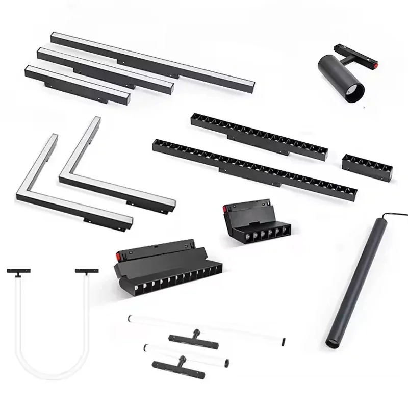 

Commercial Track Light Magnetic Track Grating Light Emitting Diode Aluminum Body