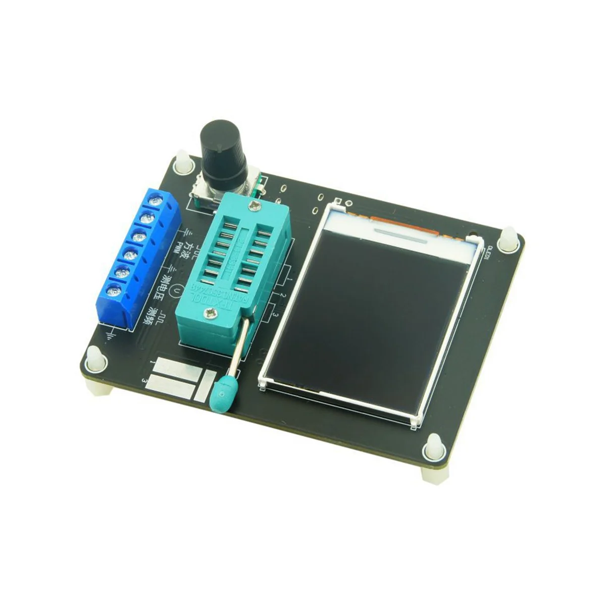 GM328A Transistor Tester Digital Multimeter Electrical Capacitance Meter Diode Triode Resistor Tester Russian Version