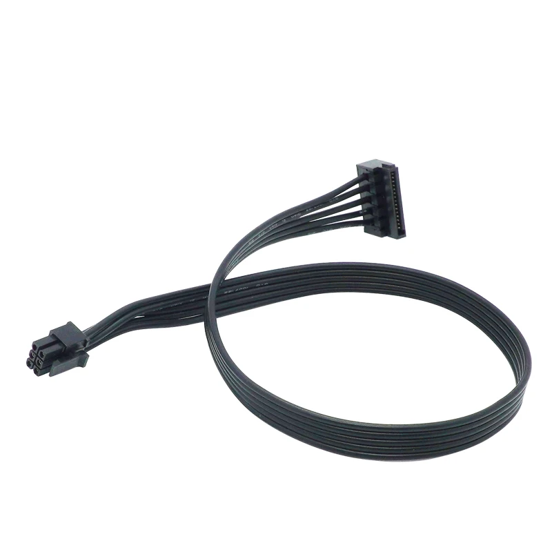 Mini 6 Pin to SATA 15PIn Power Supply Cable for DELL 3250 3268 3650