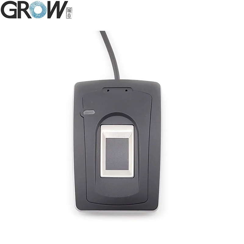 GROW R105 DC5V USB Biometric Desktop Big Size Capacitive USB Fingerprint Reader With Free SDK 1000 Capacity Support Android