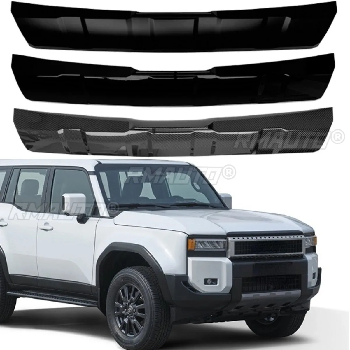 

For Toyota Prado LC250 Exterior Accessories Car Door Sill Protector Car Stoppers Bumper Strip Lower Protective Modification Part