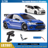 LD2801 Rc Car Drift 1:28 Race Cars 2.4g Radio Control 4wd High-Speed Motor Vehicle Model Cars Toy For Christmas Gifts Customized