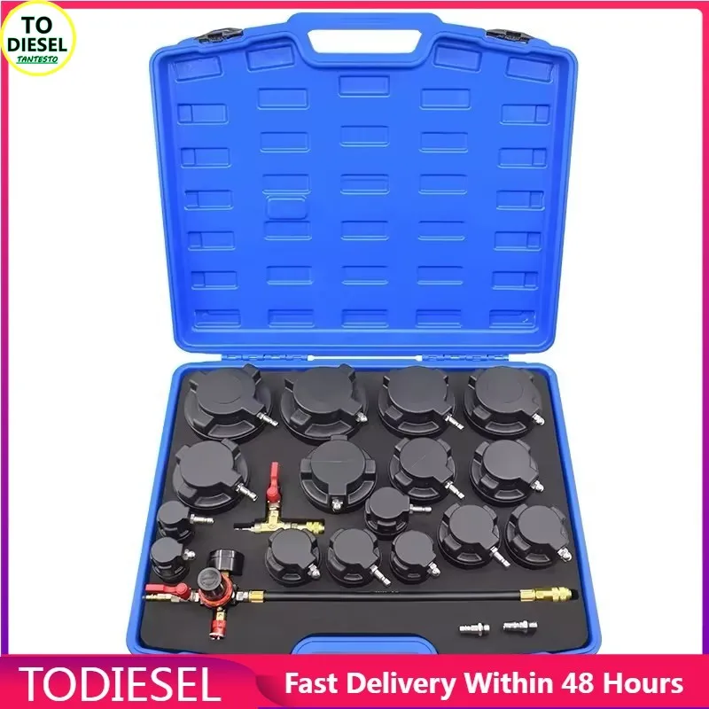 

Набор для диагностики и проверки давления в турбонаддувных системах, 20 предметов, детектор утечек