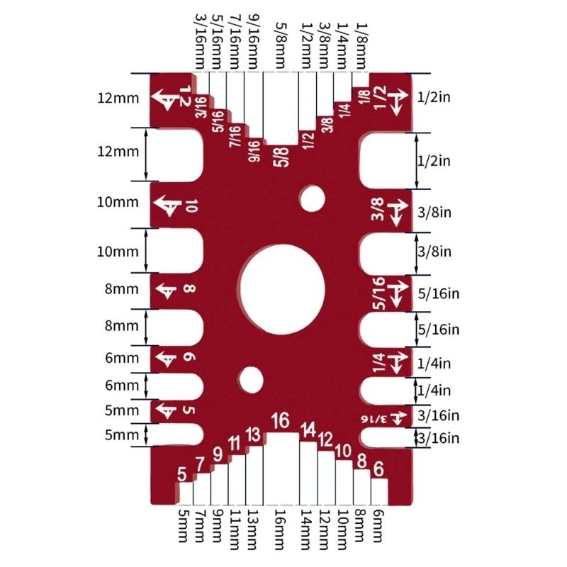 

Y3NA Height Measuring Gauges Dovetail Jig Aluminum Table Machine Gaps Gauges Woodworking Tenon Caliper