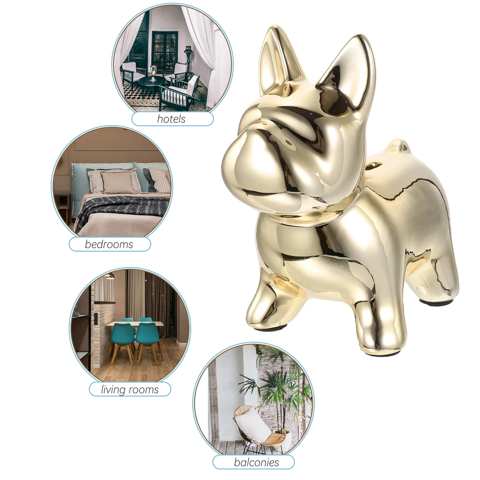 

Ceramic Coin Bank Adorable Dog Piggy Bank for Kids Room Decoration Money Saving Jar Desktop Decor Christmas Gift