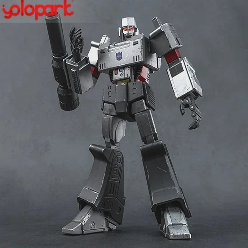 Juguete Transformable Megatron Nuevo en Existencia, Armadura Exterior de Aleación de Color Metálico, AMK PRO G1, Juguetes de Ensamblaje, Regalos de Colección