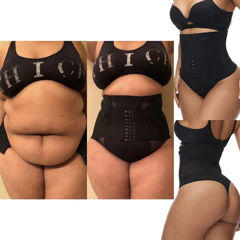 Women Slimming Waist Trainer Body Shaper High Waist Panties Reducing Tummy Control Underwear Shapewear Butt Lifter Shorts Corset