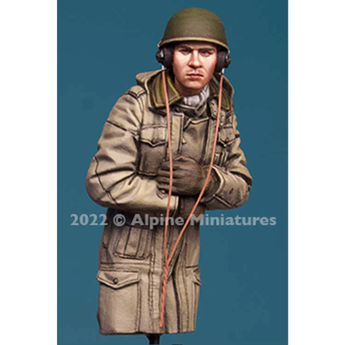 1/35 resin soldier model GK British Tank Commander (2 figures) Unassembled and unpainted DIY kit  905R