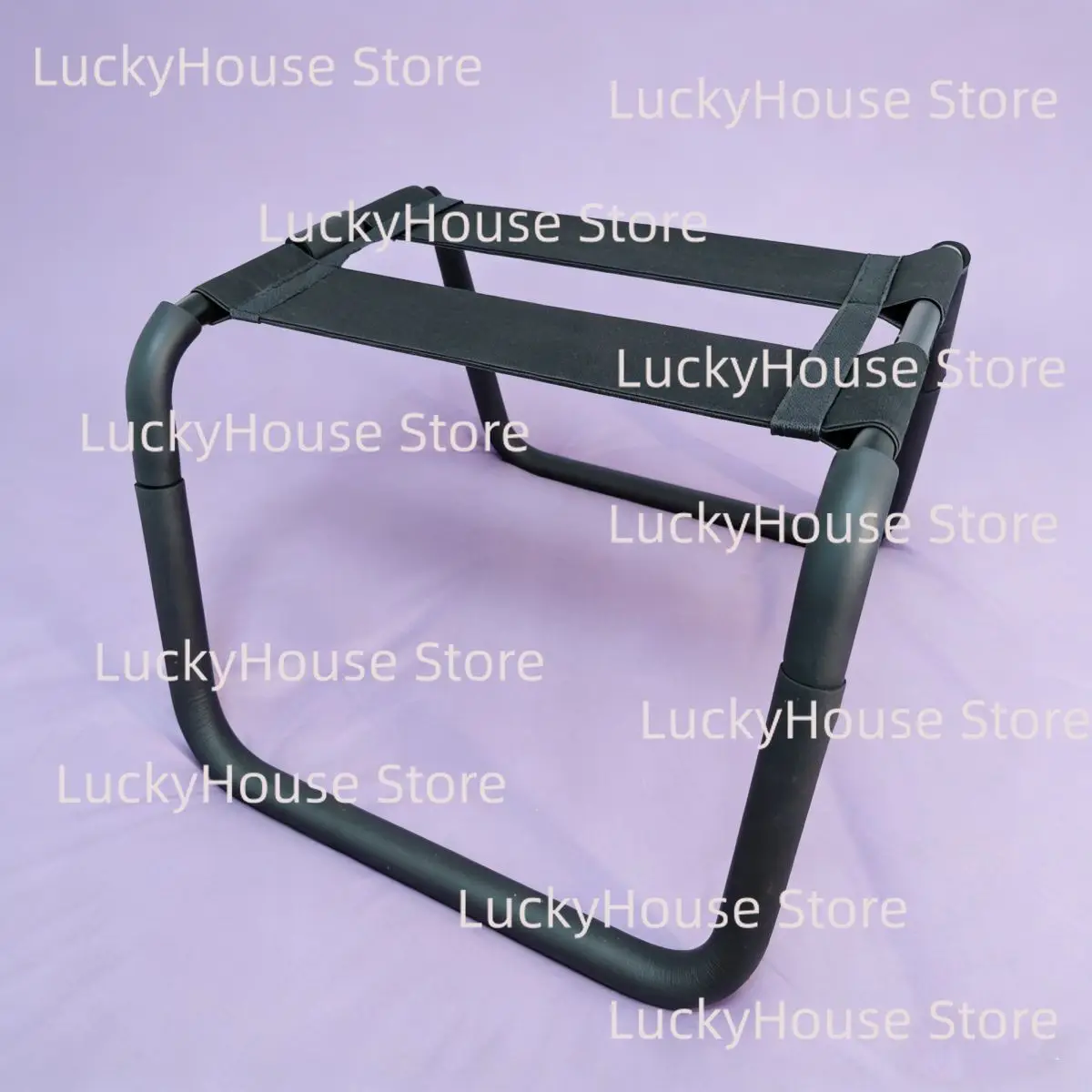 Labor-Saving Bounce Chair for Bed, Painted Frame Soft Padded Leisure Chair, Durable Indoor Bouncing Chair