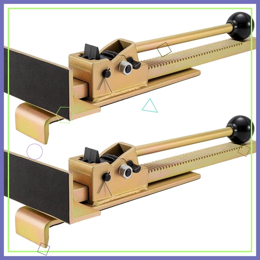 

2-Pack Flooring Jacks with Felt Pads, Hardwood & Laminate Floor Tool, Gap Fixer for Wood Floors, Deck Straightening
