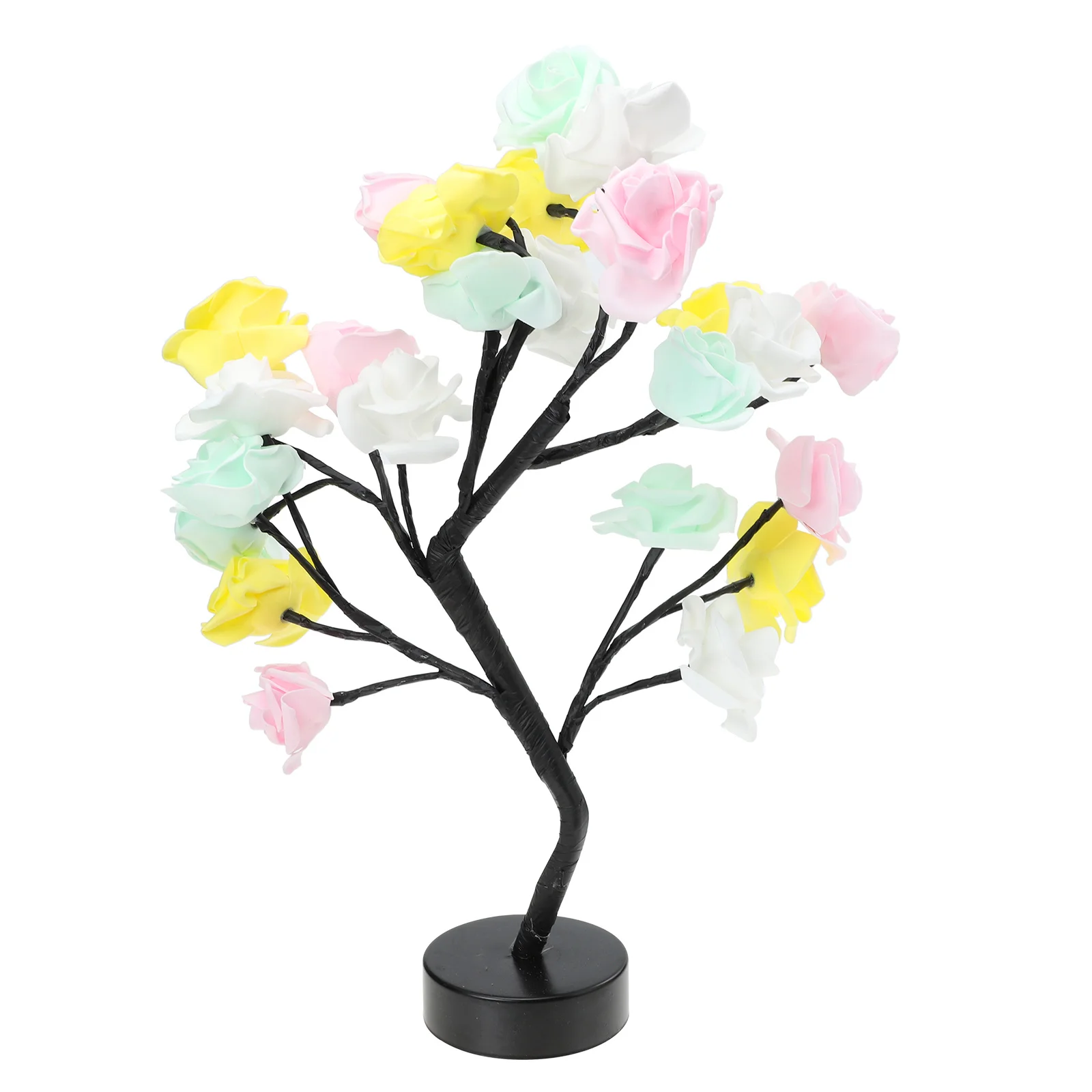 

Rose Light Led Tree Shape Night Lamp For Bedroom, Desktop Decor, Bedside Table Lamp, Wedding Home Decor, Small Flower Tree Light