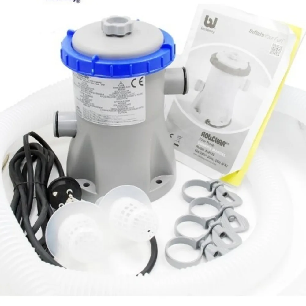 58802 Best w-a-y 330 Gal/Hour Flowclear Filter Pump For 1100-8300L Pool Water Circulating Pump