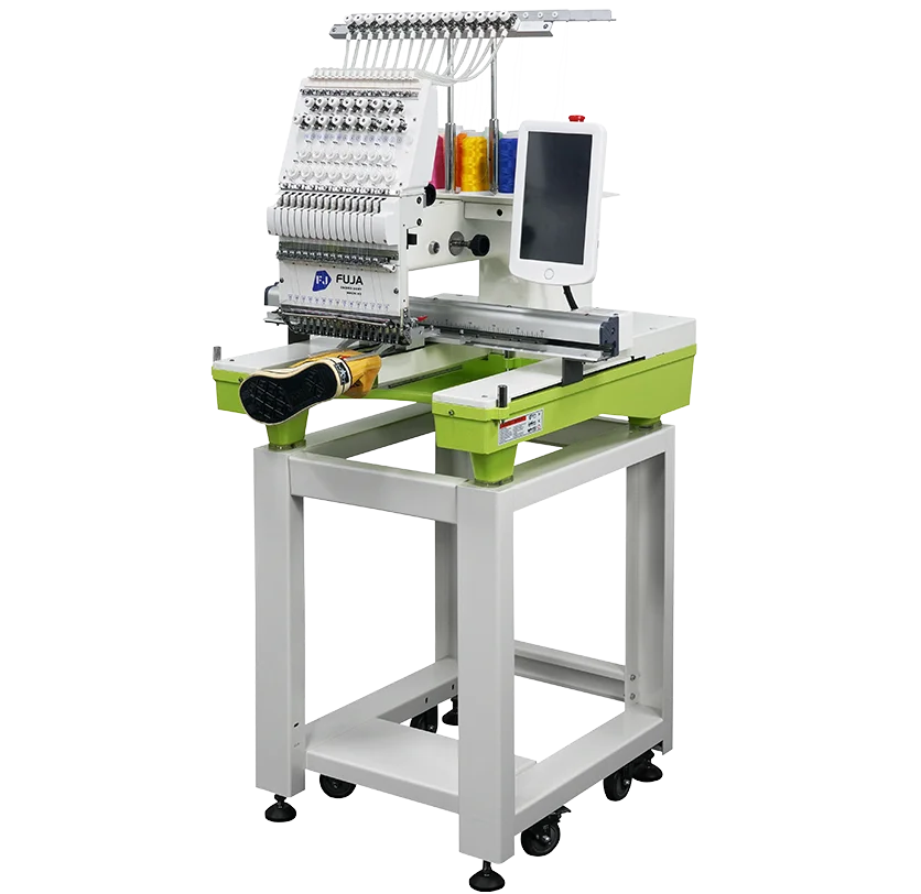 Single Head 12 15 Needles Bag Caps Hat Clothes Apparel Embroidery Machine FUJA Best Embroidery Machine