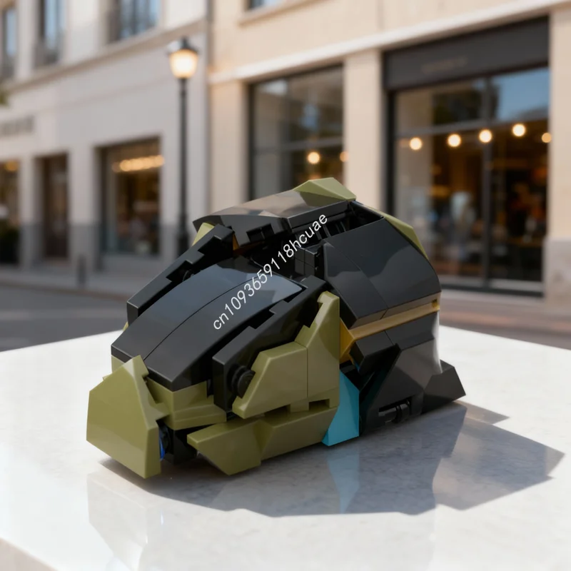 

Набор строительных блоков MOC City Champions: Футуристический поезд, 113 деталей, развивающая игрушка, конструктор, идея для самостоятельной сборки, обучающий подарок на Рождество для детей