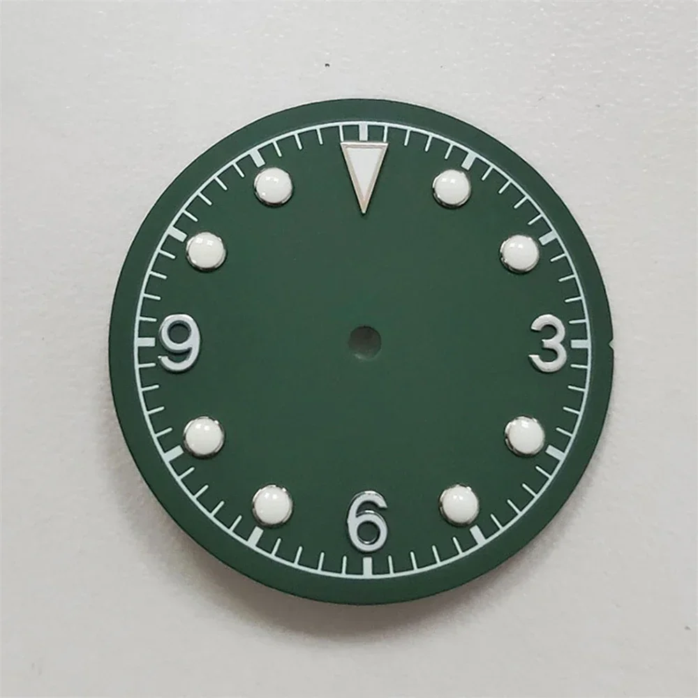 

31mm Green White Watch Dial Green Luminous Dials Fits for Japan 8215 8200 821A Movement for Mingzhu 2813 3804 Movement NEW DIY