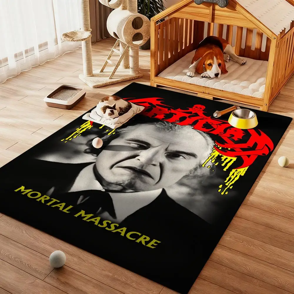 

Heavy Rock Band-M-Morticians Floor Mat Diatom Bath Mat Absorbent Quick Dry Non-Slip TPR Backing Soft Plush Draining Rugs