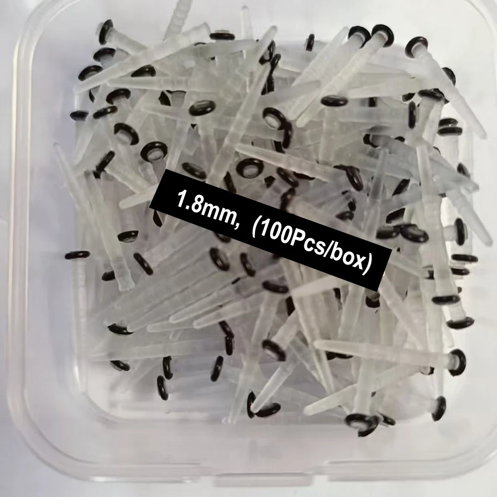 100 قطعة/صندوق ألياف الأسنان المشاركات المسمار الكوارتز الزجاج آخر 1.2/1.4/1.6/1.8 مللي متر استعادة الأسنان إصلاح الأسنان مركب الترابط كومة #5