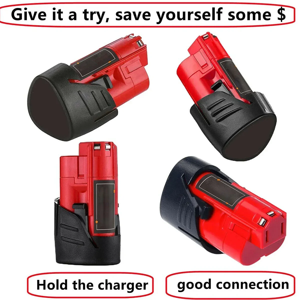 For Milwaukee 3 Cell Li-Ion Battery Plastic Box Shell 12V Three-cell Case Top Battery Case Power Tool Accessories