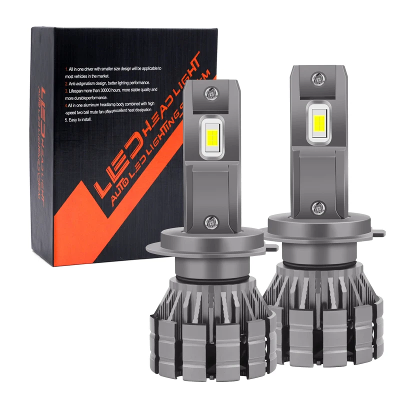 

Super Bright Auto lighting system Car LED Headlight Bulb H11 H7 H4 H13 9005/HB3 9006/HB4 50W Auto LED Bulbs Headlights S8