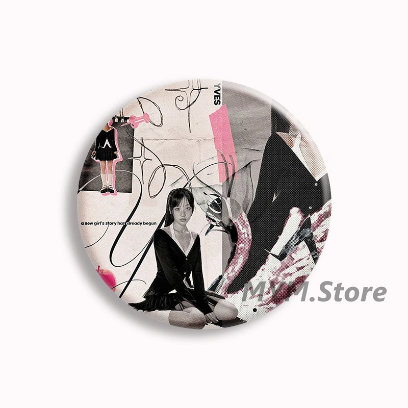 YVES Solo Debut Soft Button Pin LOONA Orbit Kawaii Brooch Badge