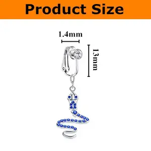 Vòng bụng giả, bụng bụng không xuyên tạc, sụn mũi, clip trên bông tai, trang sức cơ thể 6 Doanh số cơ thể giả chính - №2