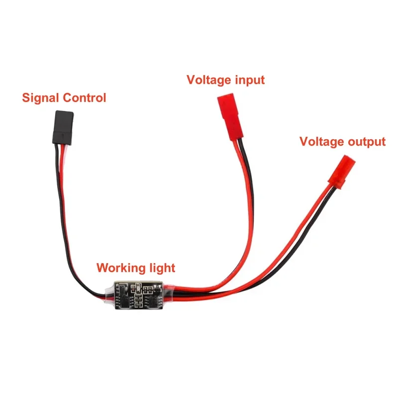 Remote Control Switch Connector 3-30V 2-20A High Current PWM Signal Control Aerial Model Plant Protection RC Drone Water Pump