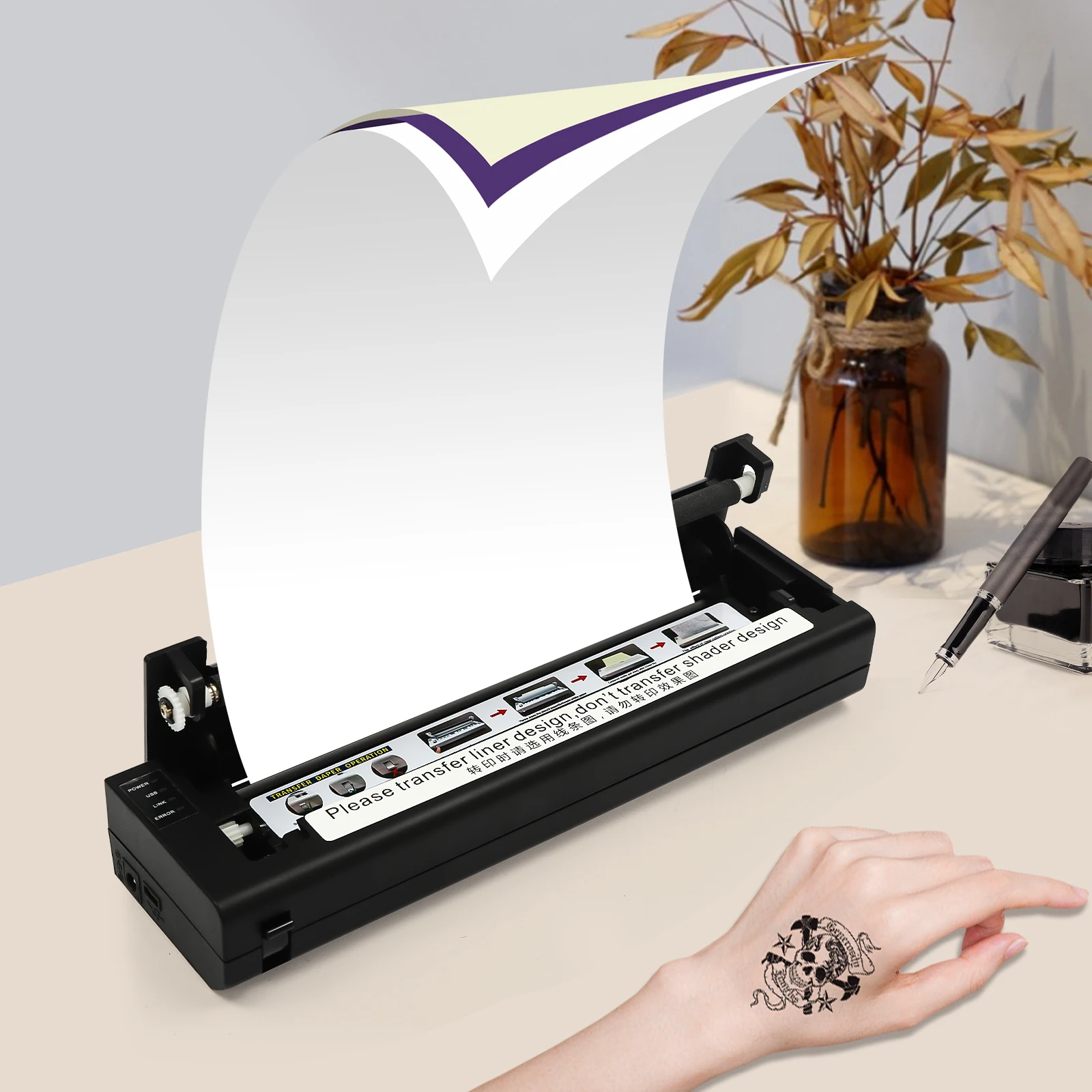 Dc 24v-3a Portable Transfer Printing Machine，thermal Printer, Portable Printer, Transfer Machine