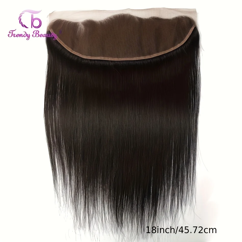 13x4 Straight Lace Frontal Human Hair Lace Frontal Ear to Ear Lace Frontal Closure Free Part Brazilian Straight Hair 150 Density