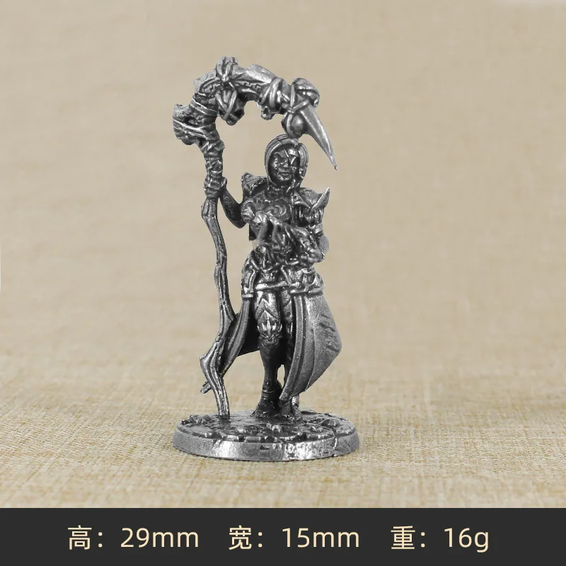 Dark Deep Little Soldier Seria Figurki akcji Elementy gry planszowej Wojskowe miniaturowe ozdoby Akcesoria Metalowa kreatywna figurka